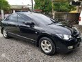 2008 honda civic 1.8v black sedan for sale -2