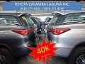 2018 Toyota Fortuner 40k Avanza 31k Yaris 25k Rush ALL IN DP-0