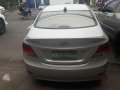 Hyundai Accent Gas 2011 Silver Sedan For Sale -4