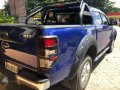 Ford Ranger 2015 Matic Blue Pickup For Sale -2