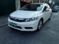 2013 Honda Civic White Sedan For Sale -3