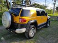 Toyota FJ Cruiser 2016 Yellow For Sale -2