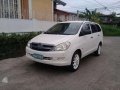 Toyota innova j 2008 white SUV For Sale -1