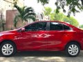 2017 Toyota Vios E Automatic Red Gasoline-3