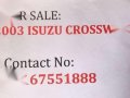 2003 ISUZU CROSSWIND Manual Diesel -9