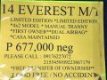 2014 Ford Everest Manual FOR SALE-5
