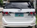 2014 Toyota Fortuner G 2.7 Vvti Gas White-5