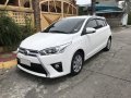 2015 Toyota Yaris G AT Gas White For Sale -0