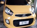 Kia Picanto 2016 Manual Yellow For Sale -0