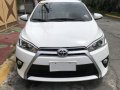 Toyota Yaris 2015 Gasoline Automatic White-1