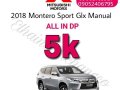 MITSUBISHI MONTERO SPORT 2018 For Sale -0