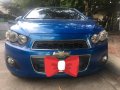 Chevrolet Sonic 2014 Gasoline Automatic Blue-7