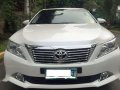 2013 TOYOTA Camry 2.5V Pearl White-1