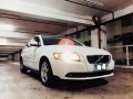 2009 Volvo S40 White on black A/T 5 cylinder 2.4L-0