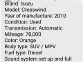 2010 Isuzu Crosswind for sale-0