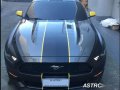 2016 to 2018 Ford Mustang with 20 inch Vossen Muffler and Stripes-1