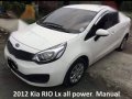 Kia Rio 2012 Manual Gasoline for sale in Muntinlupa-0