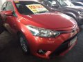 Orange Toyota Vios 2018 Manual Gasoline for sale in Quezon City-2