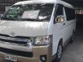 White Toyota Hiace 2014 at 41367 km for sale in Marikina-2