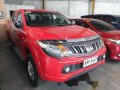 Red Mitsubishi Strada 2015 Manual Diesel for sale in Quezon City-2