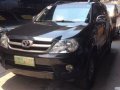 Black Toyota Fortuner 2006 Automatic Gasoline for sale-5