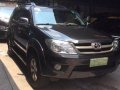 Black Toyota Fortuner 2006 Automatic Gasoline for sale-4