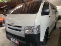 White Toyota Hiace 2017 Manual Diesel for sale in Quezon City-0
