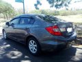 Selling Grey Honda Civic 2013 Automatic Gasoline for sale-4