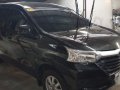 Black Toyota Avanza 2017 Manual Gasoline for sale in Quezon City-0