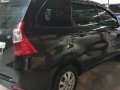 Black Toyota Avanza 2017 Manual Gasoline for sale in Quezon City-2