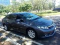 Selling Grey Honda Civic 2013 Automatic Gasoline for sale-9