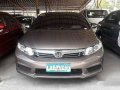 Selling Grey Honda Civic 2013 Automatic Gasoline for sale -0