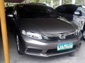 Selling Grey Honda Civic 2013 Automatic Gasoline for sale -1