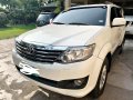 Pearl White Toyota Fortuner Automatic Gasoline for sale in Manila-1