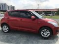 Sell Red 2015 Suzuki Swift at Manual Gasoline at 25000 km for sale-4