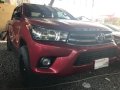 Sell Red 2018 Toyota Hilux at Manual Diesel at 8100 km in Quezon City-2