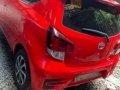 Sell Red 2018 Toyota Wigo at Manual Gasoline at 2800 km in Quezon City-1