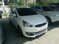 White Mitsubishi Mirage 2018 Automatic Gasoline for sale in Cebu City-4