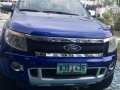 Blue 2013 Ford Ranger at 90000 km for sale-1