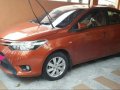 Orange Toyota Vios 2015 for sale in Las Piñas-5