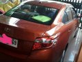 Orange Toyota Vios 2015 for sale in Las Piñas-4
