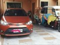 Orange Toyota Vios 2015 for sale in Las Piñas-0