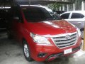 Selling Red Toyota Innova 2015 at Diesel Automatic-0