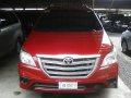 Selling Red Toyota Innova 2015 at Diesel Automatic-1