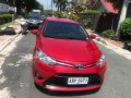 Red 2015 Toyota Vios at 25000 km for sale -2