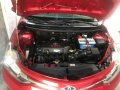 Red 2015 Toyota Vios at 25000 km for sale -0