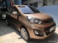 Selling Hatchback Brown 2014 Kia Picanto Automatic -1