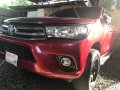 Selling Red Toyota Hilux 2018 Manual Diesel in Quezon City-0