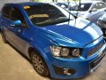 Blue Chevrolet Sonic 2015 Manual Gasoline for sale in Makati-5