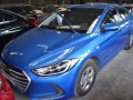 Blue Hyundai Elantra 2017 Manual Gasoline for sale in Makati-0